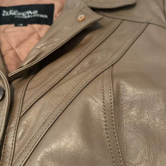 Vintage 1980’s Women’s Wilson’s Suede and Leather Trench-coat in XL/16 - Picture 5 of 16